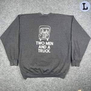 Vintage 90’s Funny Two Men and a Truck Crewneck Sweatshirt
